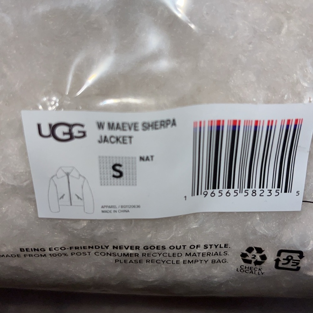 UGG MAEVE SHERPA JACKET - Picture 4 of 4
